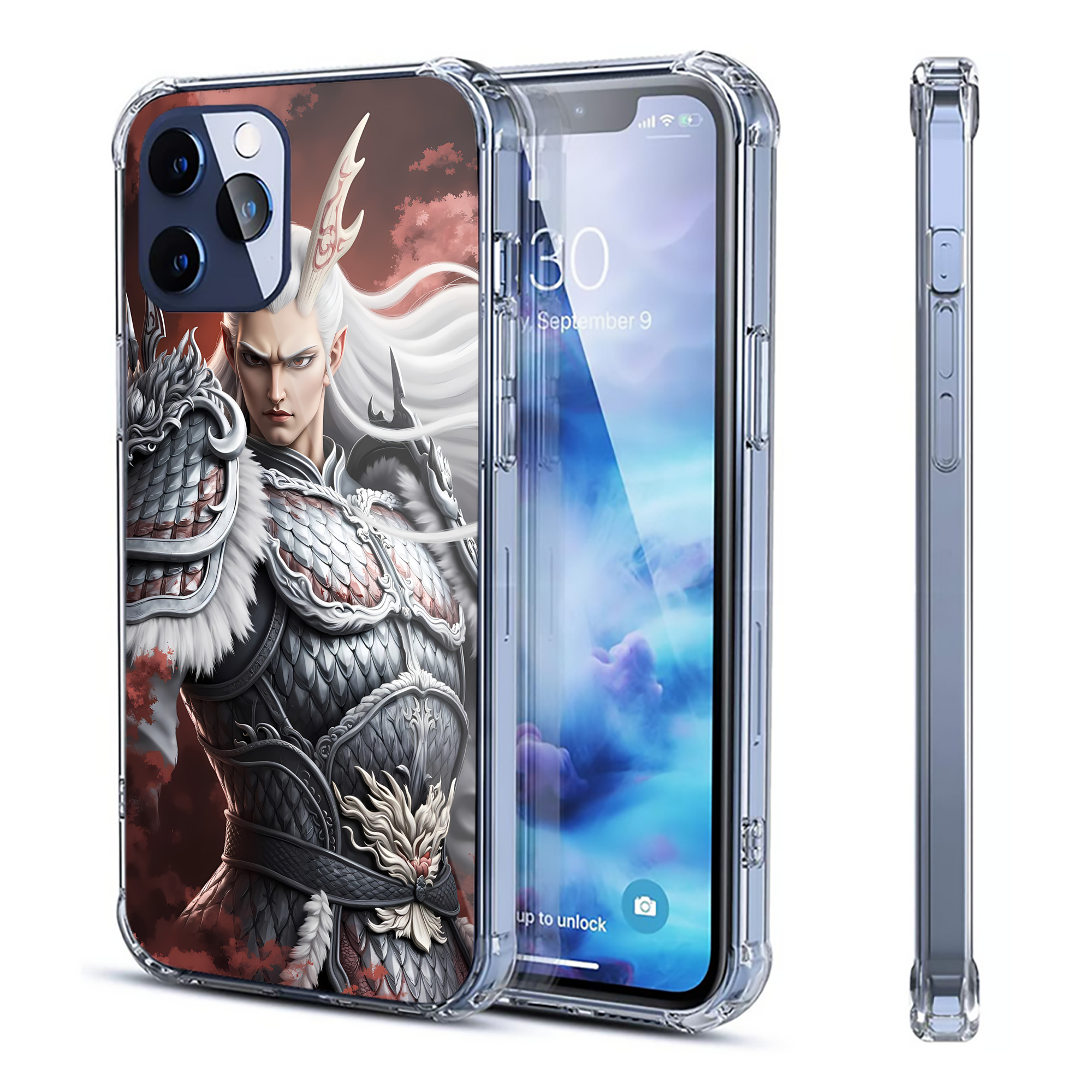（画像用） Ne Zha 2 ナタ 魔童の大暴れ 【iPhone 12シリーズ対応】透明スマホケース（クリアソフトケース）